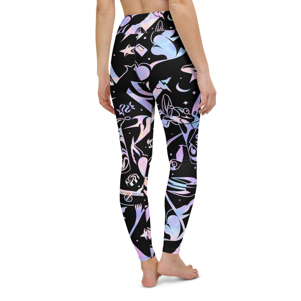 Original Leggings/yoga Pants. /artsy Leggings/women Activewear/aerial Pants/ yoga Gift/watercolor Leggings/hot Yoga Pants 